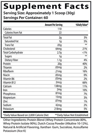 INSANE WHEY 60 SERVS (4 LBS)