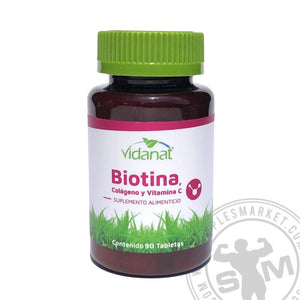 BIOTINA COLAGENO Y VIT C (180 TABS)